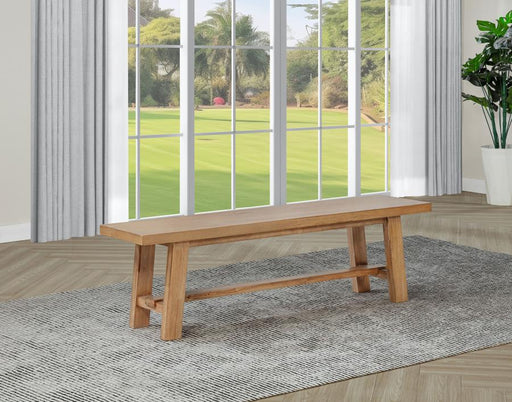 Middleton 60-inch Wood Backless Dining Bench Natural Brown Default Title