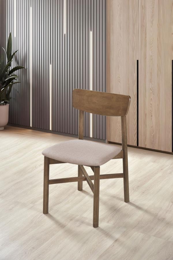 Parkridge Dining Side Chair (Set of 2) Natural Walnut