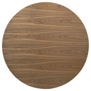 Crestmore 5-piece 46-inch Round Wood Dining Table Set Walnut