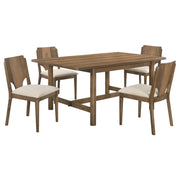 Crestmore Rectangular Dining Table Set Walnut