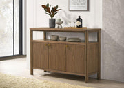 Crestmore 52-inch Dining Cabinet Sideboard Buffet Walnut Default Title