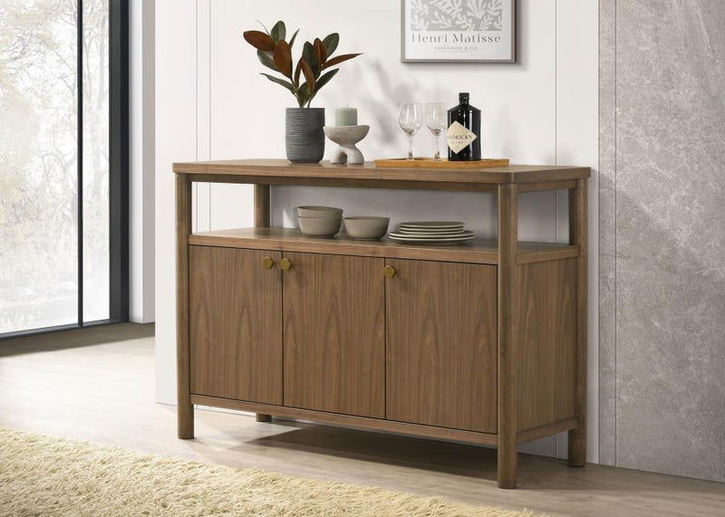 Crestmore 52-inch Dining Cabinet Sideboard Buffet Walnut Default Title