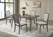 Onslow 5-piece 59-inch Rectangular Dining Set Dark Brown Default Title