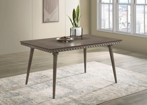 Onslow 59-inch Rectangular Wood Dining Table Dark Brown Default Title