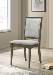 Onslow Upholstered Dining Side Chair Dark Brown (Set of 2) Default Title