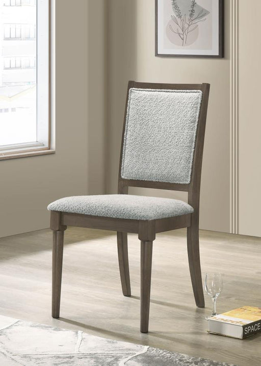 Onslow Upholstered Dining Side Chair Dark Brown (Set of 2) Default Title