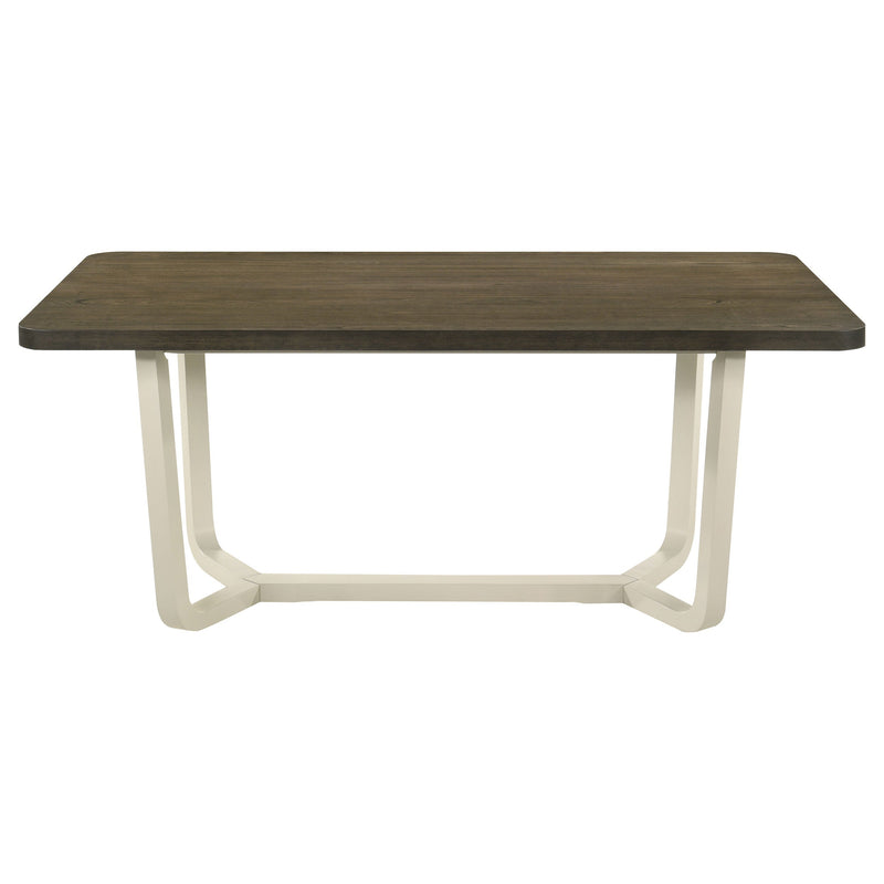 Biloxi 71-inch Rectangular Dining Set Greyish Brown