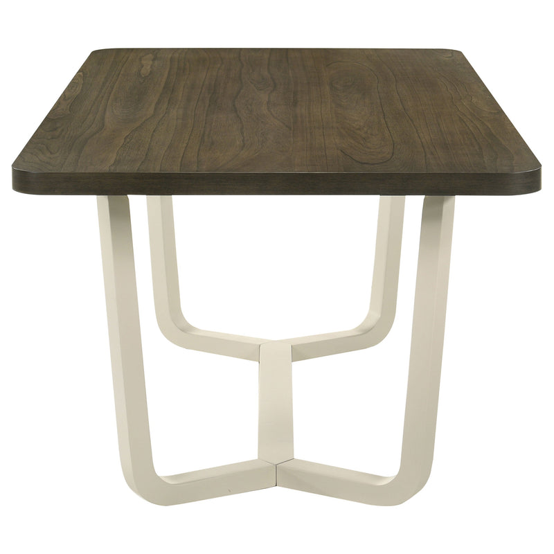 Biloxi 71-inch Rectangular Dining Set Greyish Brown