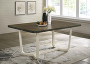 Biloxi 71-inch Rectangular Wood Dining Table Greyish Brown Default Title