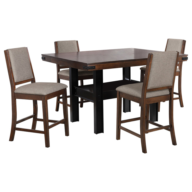 Patterson Counter Height Dining Set Mango Oak