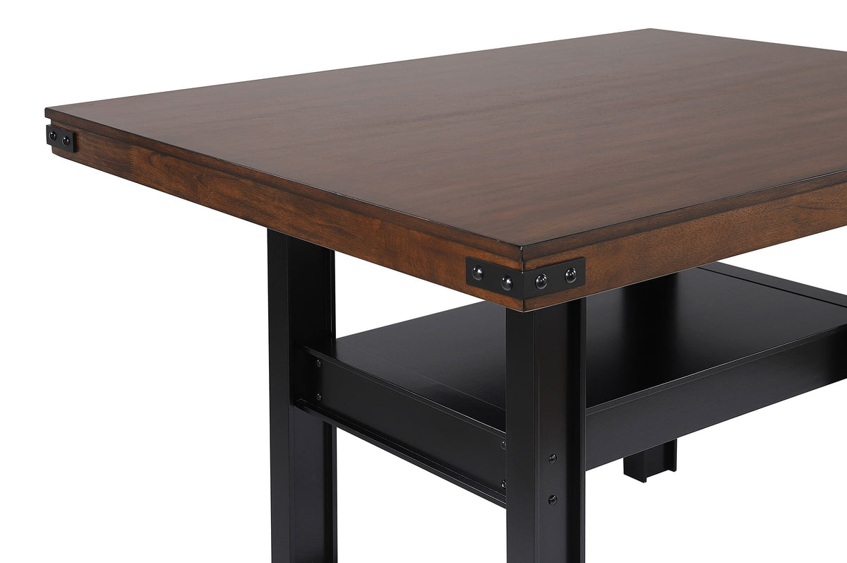 Patterson Counter Height Dining Set Mango Oak