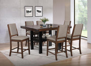 Patterson Counter Height Dining Set Mango Oak 7-piece