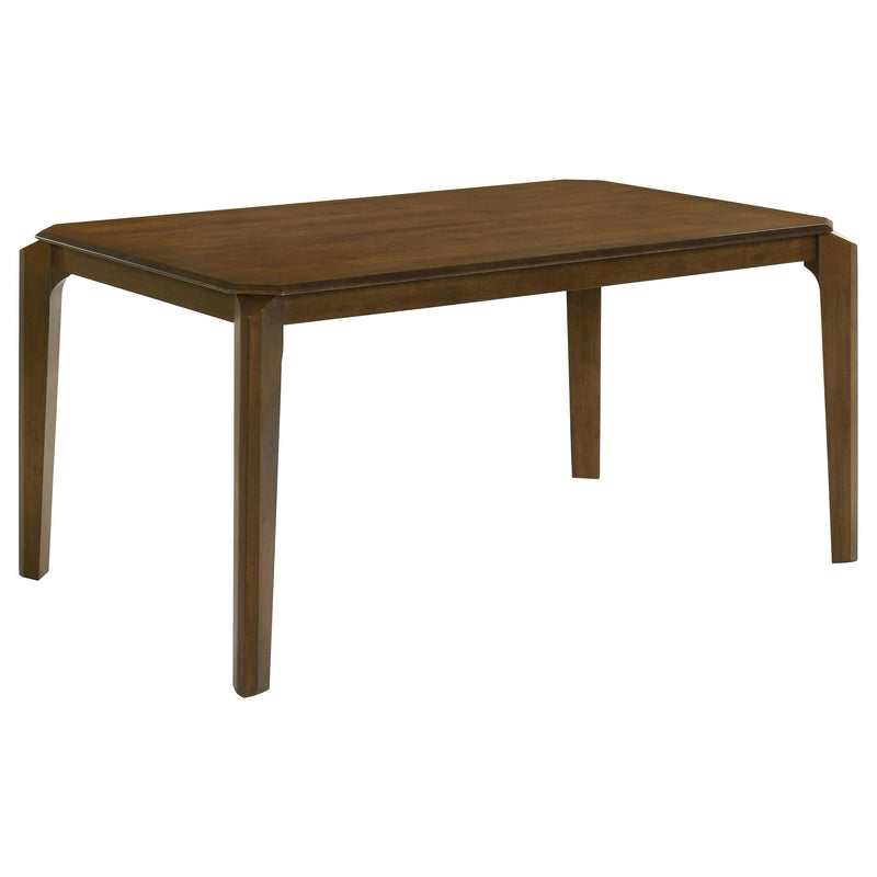 Almonte 59-inch Rectangular Dining Set Dark Brown