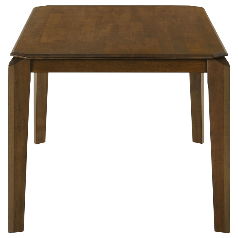 Almonte 59-inch Rectangular Dining Set Dark Brown