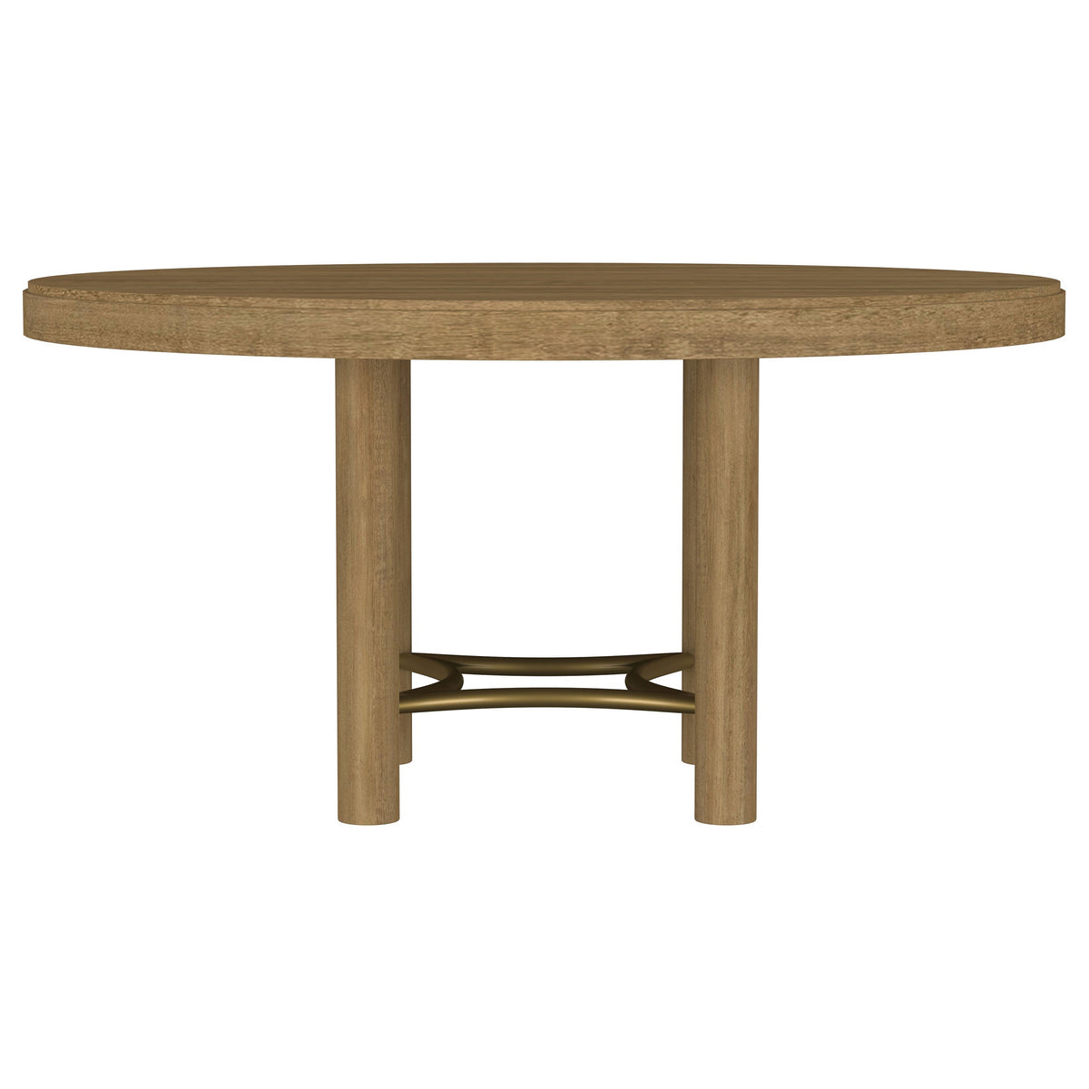 Arini 60-inch Round Wood Dining Room Table Sand Wash