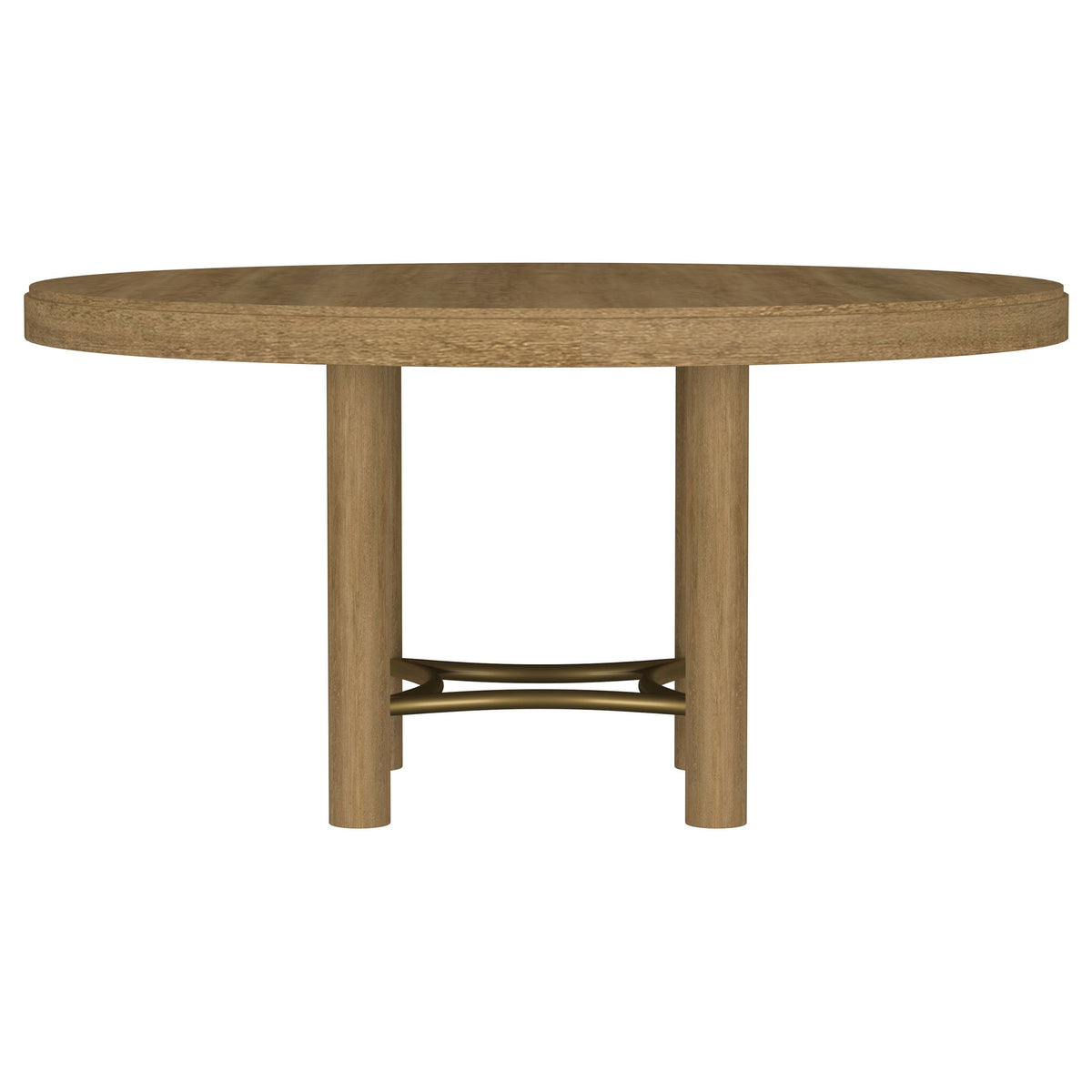 Arini 60-inch Round Wood Dining Room Table Sand Wash
