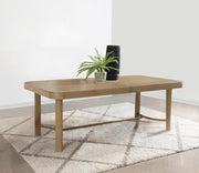 Arini 104-inch Extension Leaf Dining Table Sand Wash Default Title
