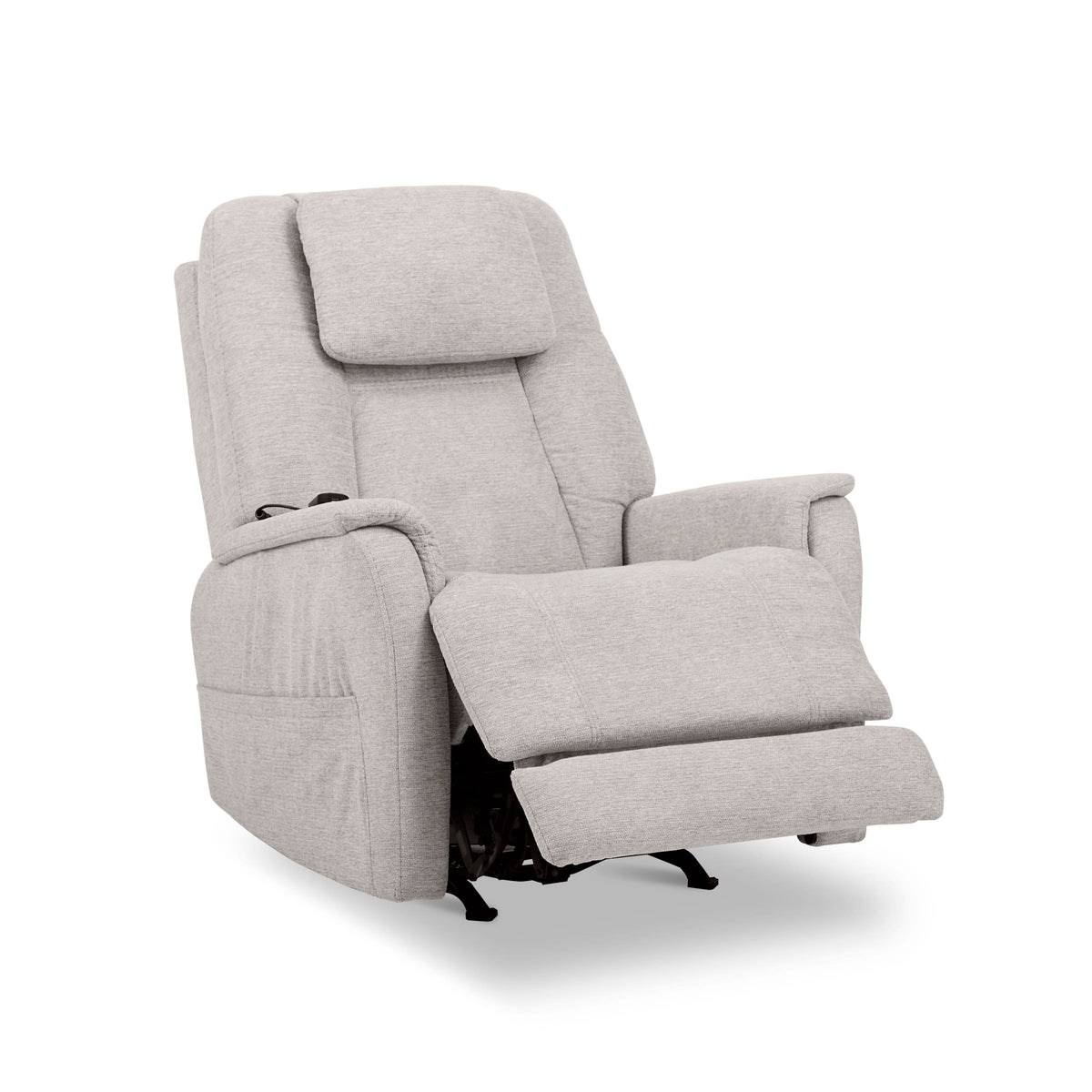 Flexsteel Zecliner Model 3+ Power Lift Recliner with Power Headrest, Lumbar, Heat & Massage