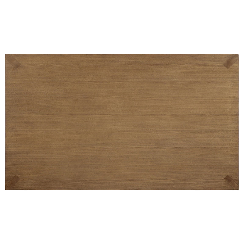 Bruner 72-inch Rectangular Dining Set Natural Brown
