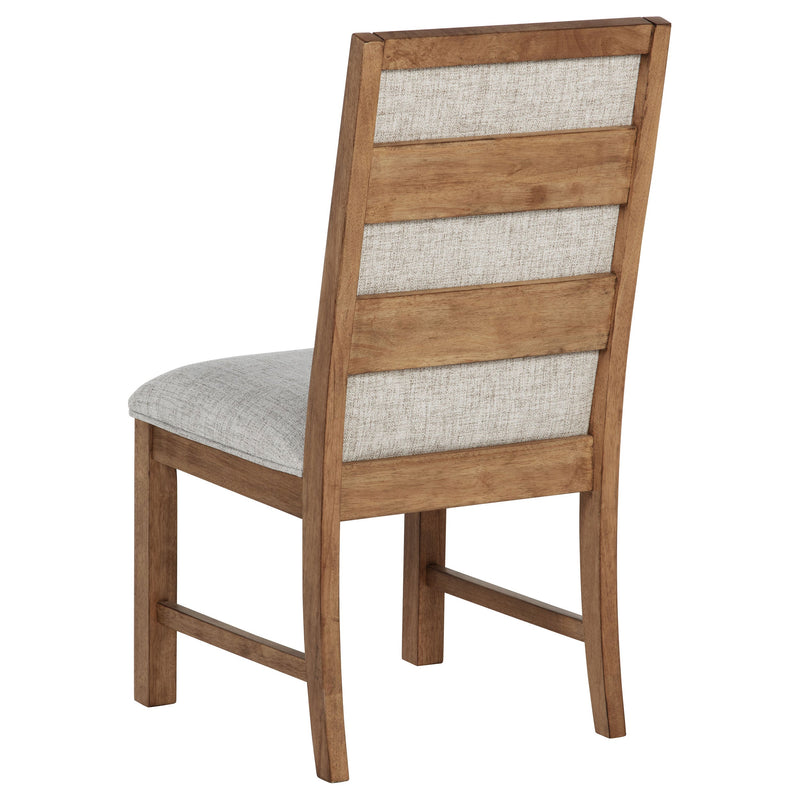 Bruner 72-inch Rectangular Dining Set Natural Brown