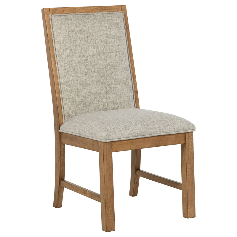 Bruner 72-inch Rectangular Dining Set Natural Brown