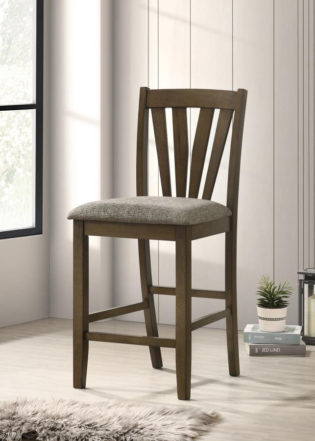 Canfield Counter Height Dining Side Chair Brown (Set of 2) Default Title