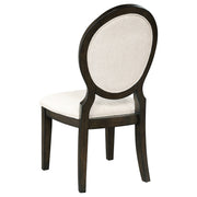 Twyla Round Wood Dining Room Table Set Dark Cocoa