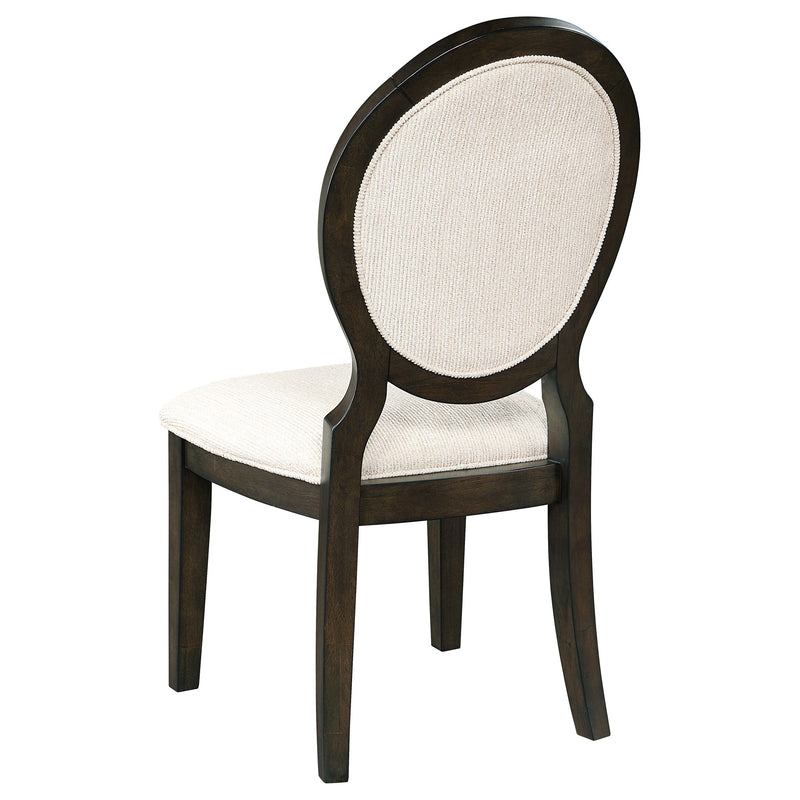 Twyla Round Wood Dining Room Table Set Dark Cocoa