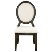 Twyla Round Wood Dining Room Table Set Dark Cocoa