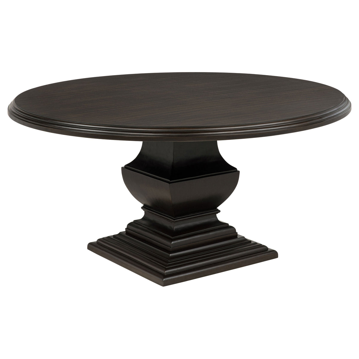 Twyla 60-inch Round Wood Dining Room Table Dark Cocoa