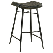 Bayu Leather Upholstered Bar Stool (Set of 2)