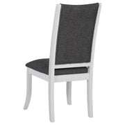 Judd 54-inch Round Wood Dining Table Set Pearl