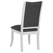 Judd 54-inch Round Wood Dining Table Set Pearl