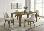Castlewood 71-inch Rectangular Dining Set Brown Oak 5-piece