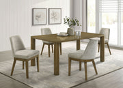 Castlewood 71-inch Rectangular Dining Set Brown Oak