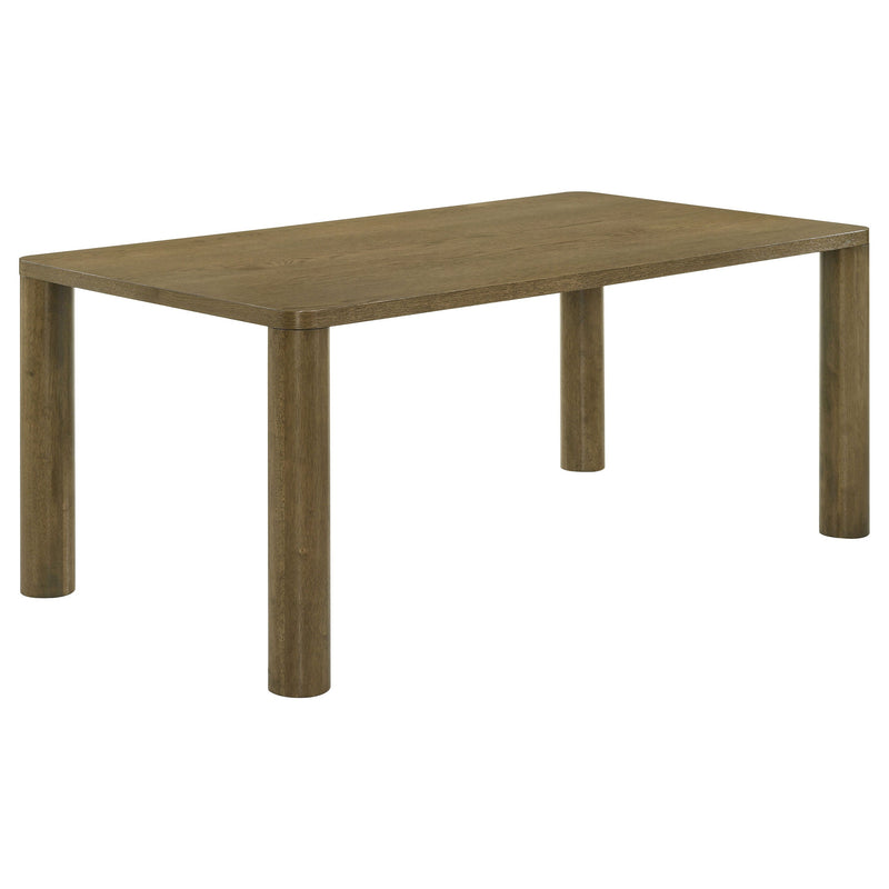 Castlewood 71-inch Rectangular Dining Set Brown Oak
