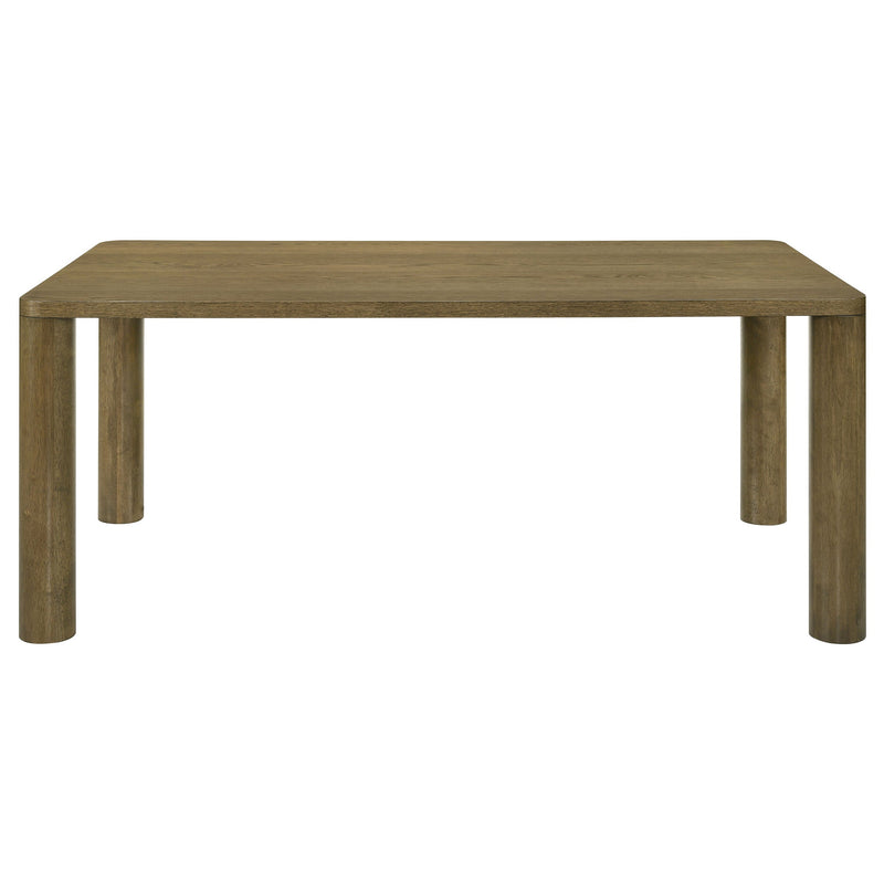 Castlewood 71-inch Rectangular Dining Set Brown Oak