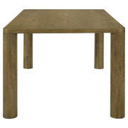 Castlewood 71-inch Rectangular Wood Dining Table Brown Oak