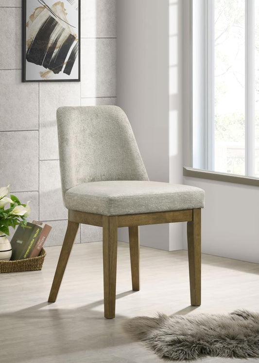 Castlewood Upholstered Side Chair Light Tan (Set of 2) Default Title