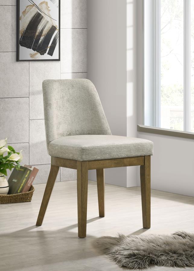 Castlewood Upholstered Side Chair Light Tan (Set of 2) Default Title