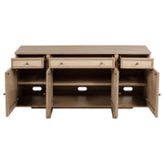 Kailani Rectangular Wood Dining Table Set Beige Oak