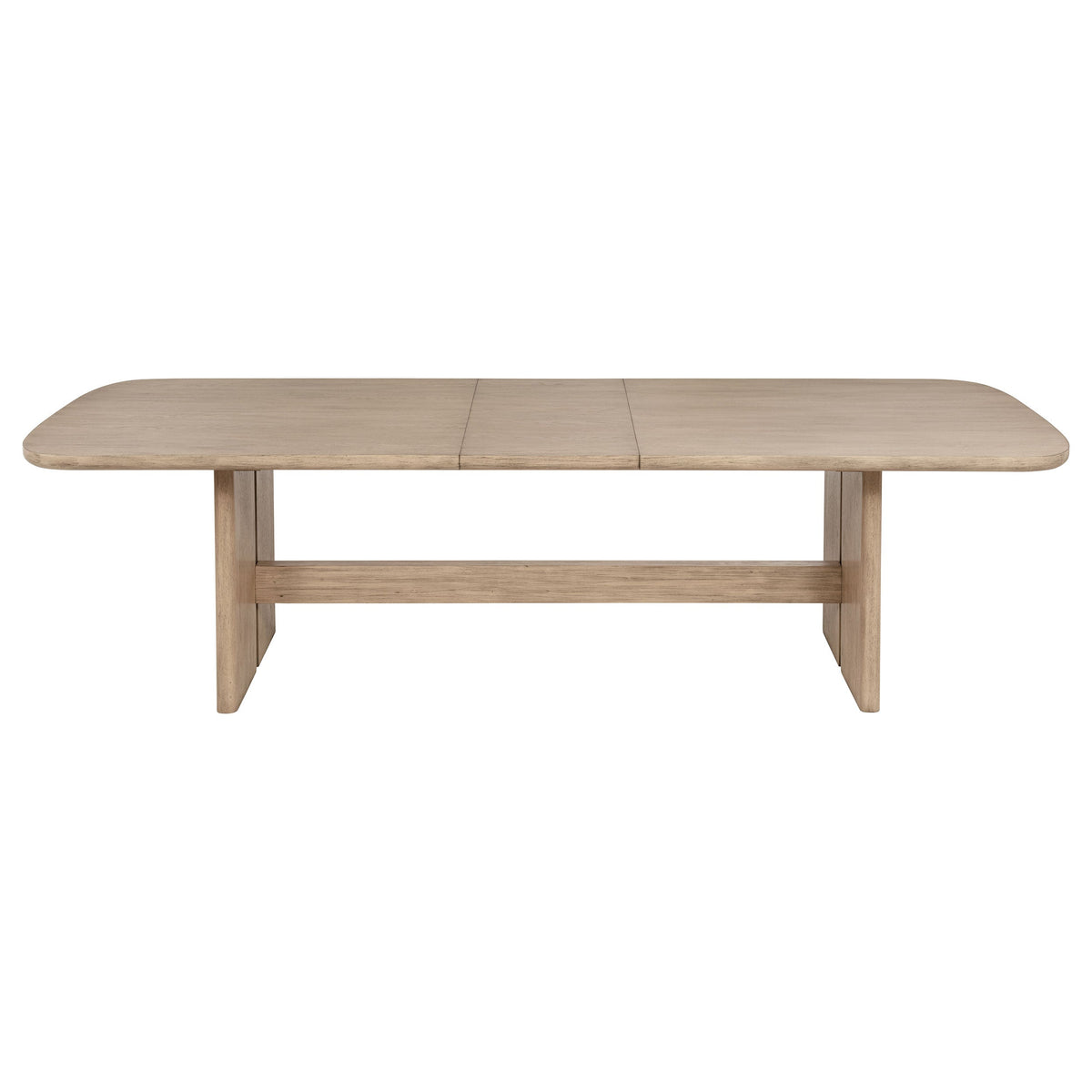 Kailani Rectangular Wood Dining Table Set Beige Oak