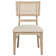 Kailani Rectangular Wood Dining Table Set Beige Oak