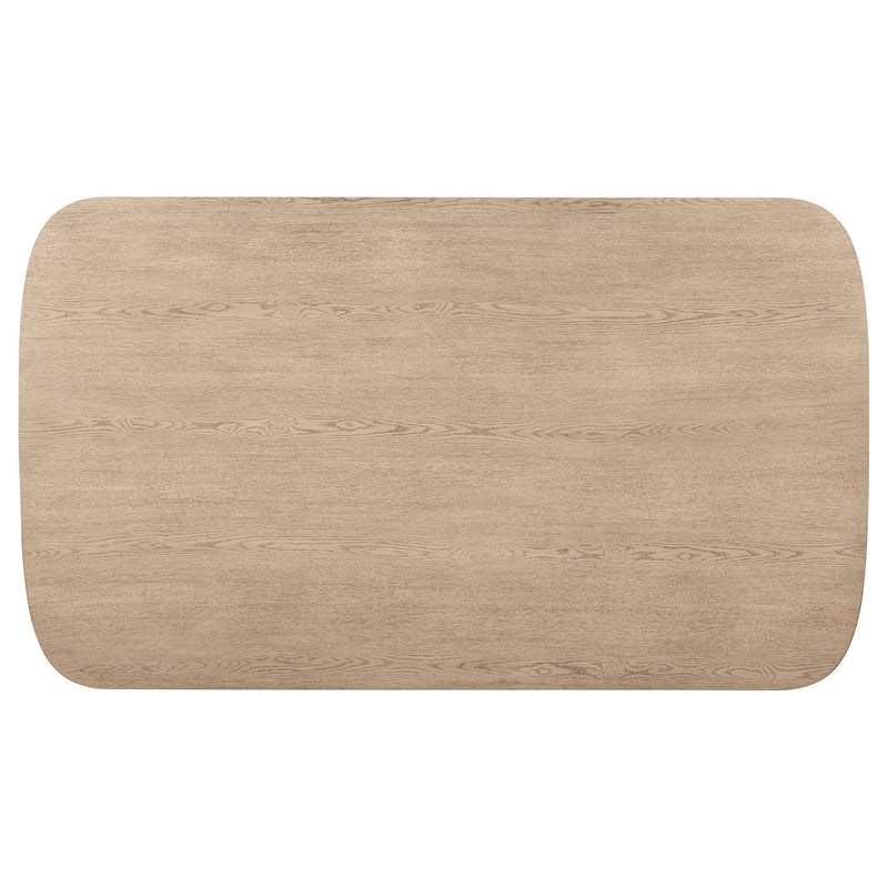 Kailani Wood Counter Height Dining Set Beige Oak