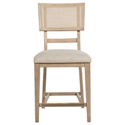Kailani Wood Counter Height Dining Set Beige Oak