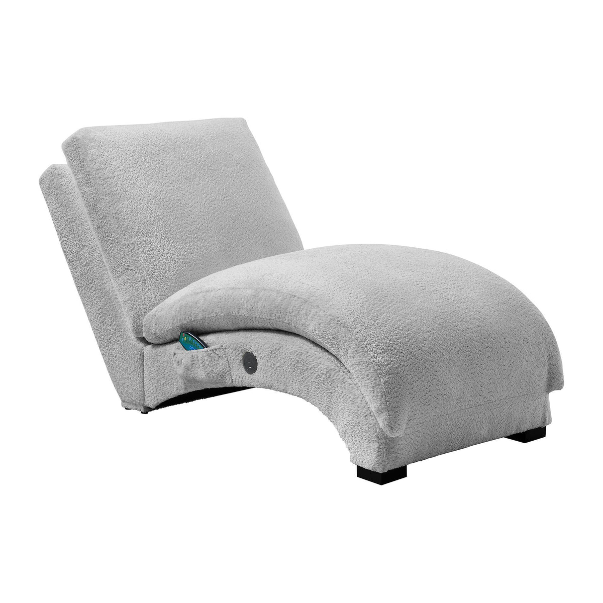 Nori - Chaise With Heat Massage, USBC, LED