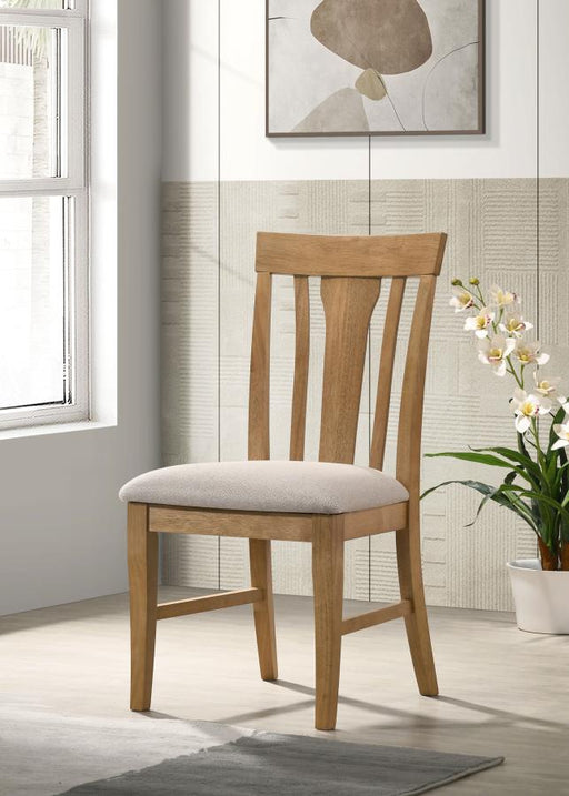 Hartville Dining Side Chair Natural Light Brown (Set of 2) Default Title