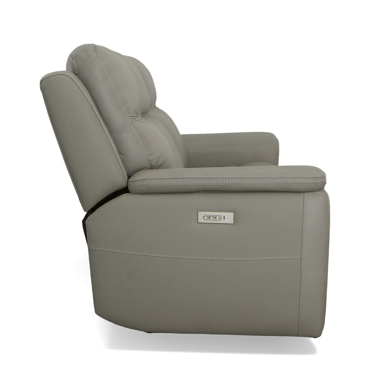 Flexsteel Sawyer Power Reclining Sofa with Power Headrests & Lumbar