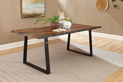 Ditman 80-inch Live Edge Dining Table Grey Sheesham Default Title