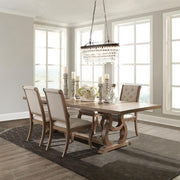 Brockway Extension Leaf Dining Set Barley Brown 5-piece